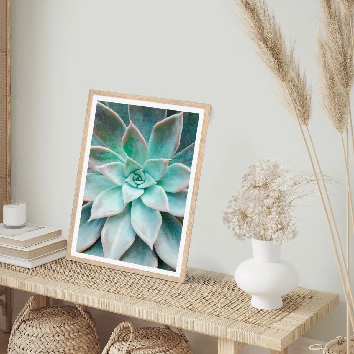 Een poster in een licht eiken lijst - Het hart van de woestijn - 50x70 cm