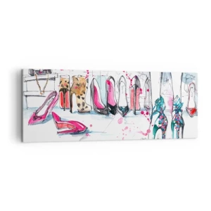 Schilderen op canvas - Sesam, doe open - 140x50 cm