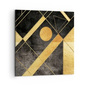 Schilderen op canvas - De zon van de woestijn - 50x50 cm