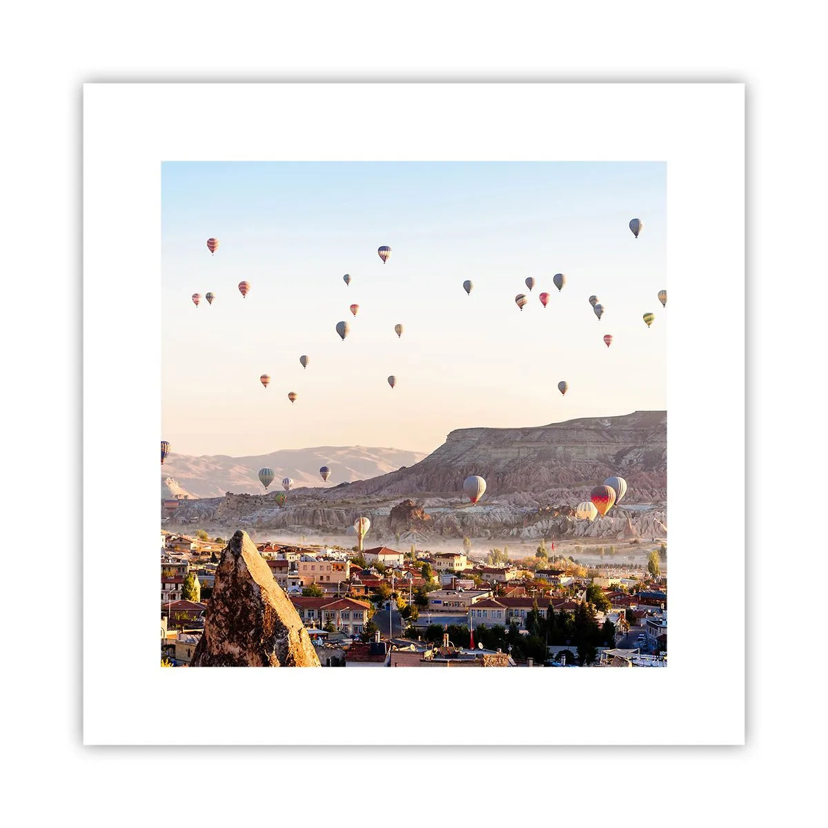 Poster - Als schepen in de lucht - 30x30 cm