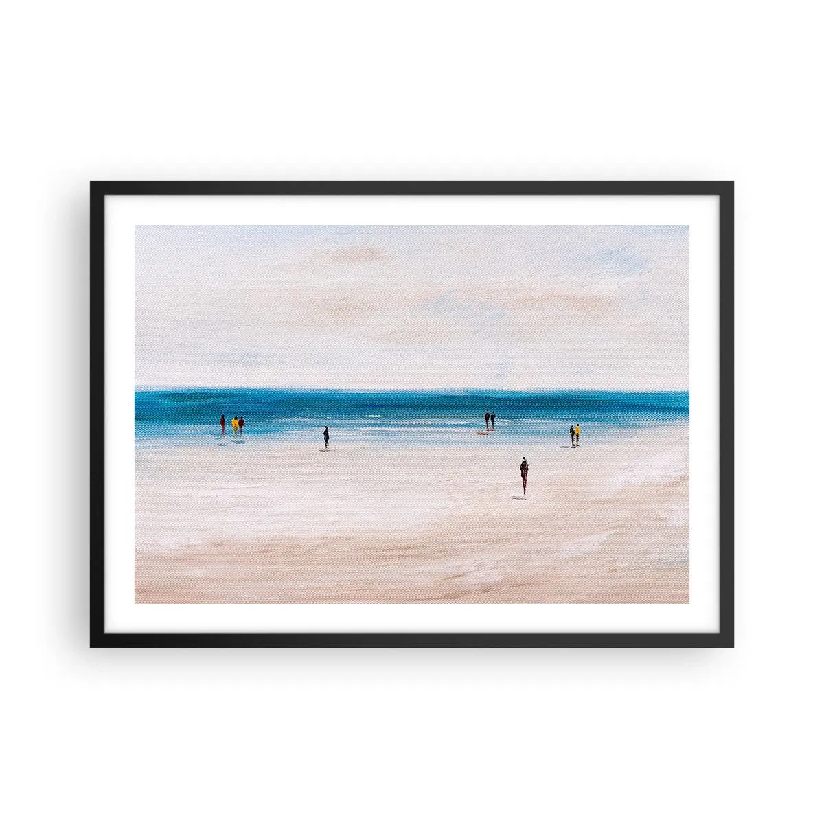 Poster in een zwarte lijst - Een natuurlijke behoefte - 70x50 cm