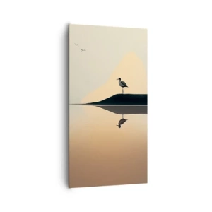 Schilderen op canvas - Heer op het meer - 65x120 cm