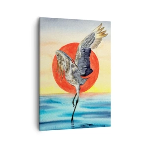 Schilderen op canvas - Het is tijd om terug te gaan - 50x70 cm