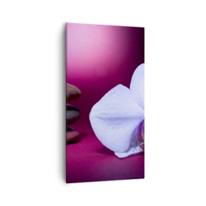 Schilderen op canvas - Een studie van versheid in paars - 55x100 cm