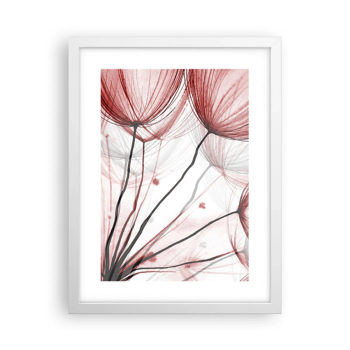Poster in een witte lijst - Vóór het vertrek - 30x40 cm