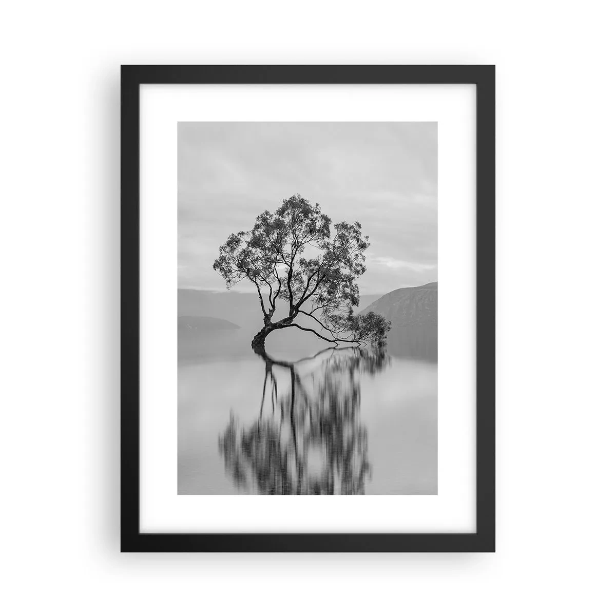 Poster in een zwarte lijst - Er is zo'n land - 30x40 cm