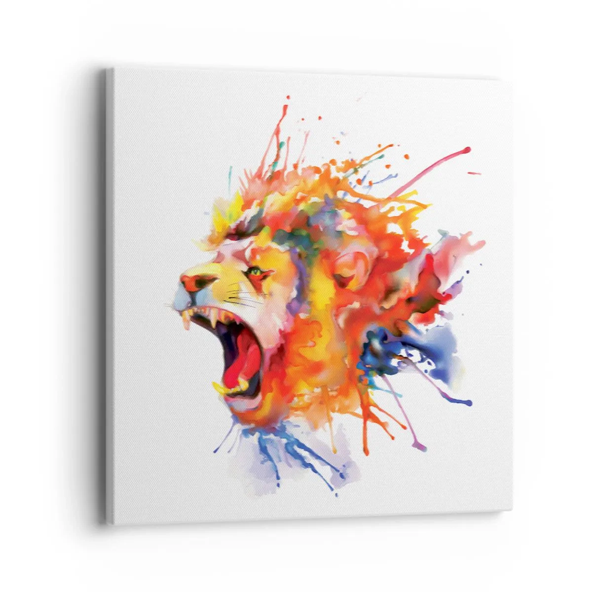 Schilderen op canvas - Van woede exploderen - 40x40 cm