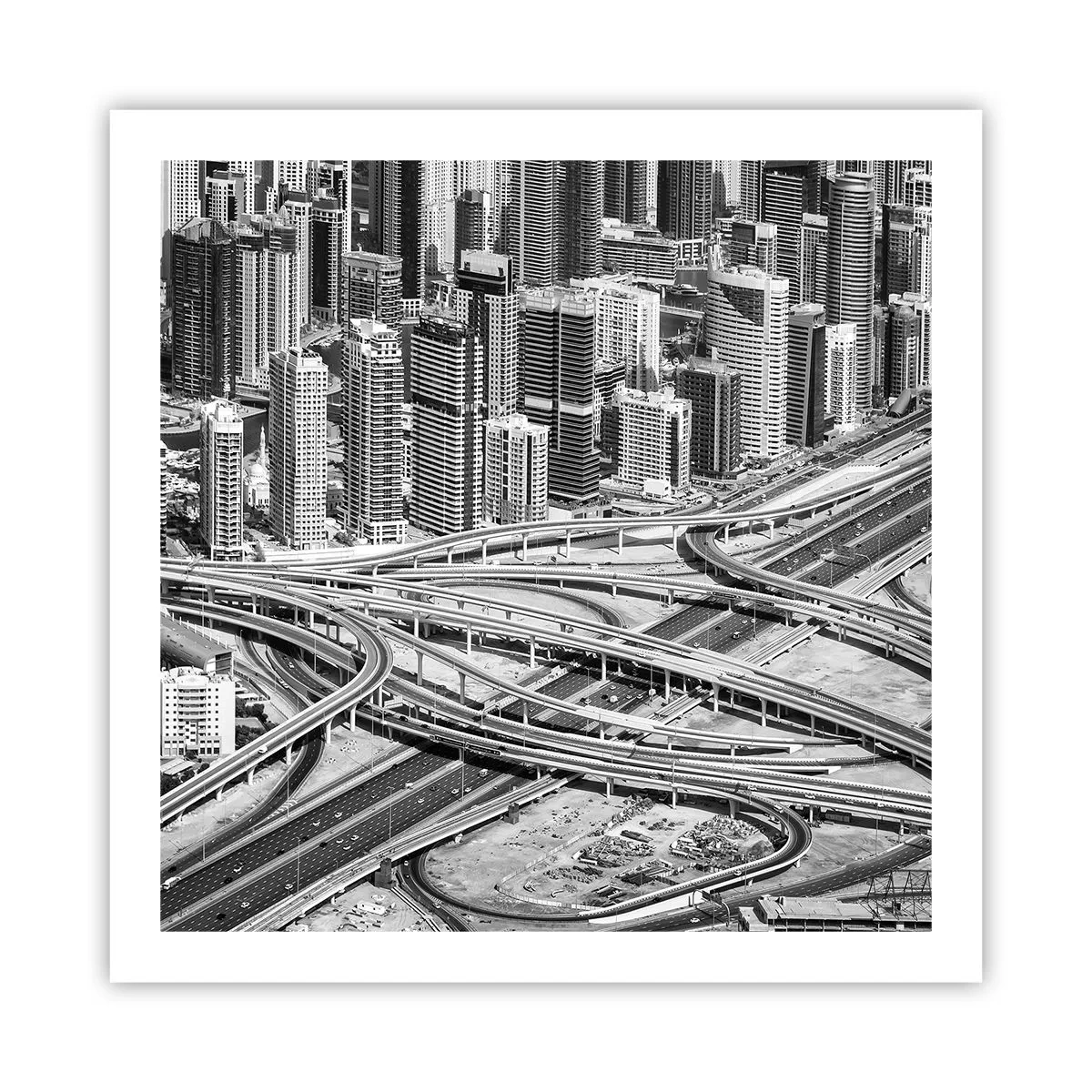 Poster - Dubai - de onmogelijke stad - 60x60 cm