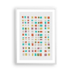 Poster in een witte lijst - Onbekend spel - 50x70 cm