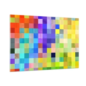 Schilderen op glas - Alle anderen, allemaal gelijk - 100x70 cm