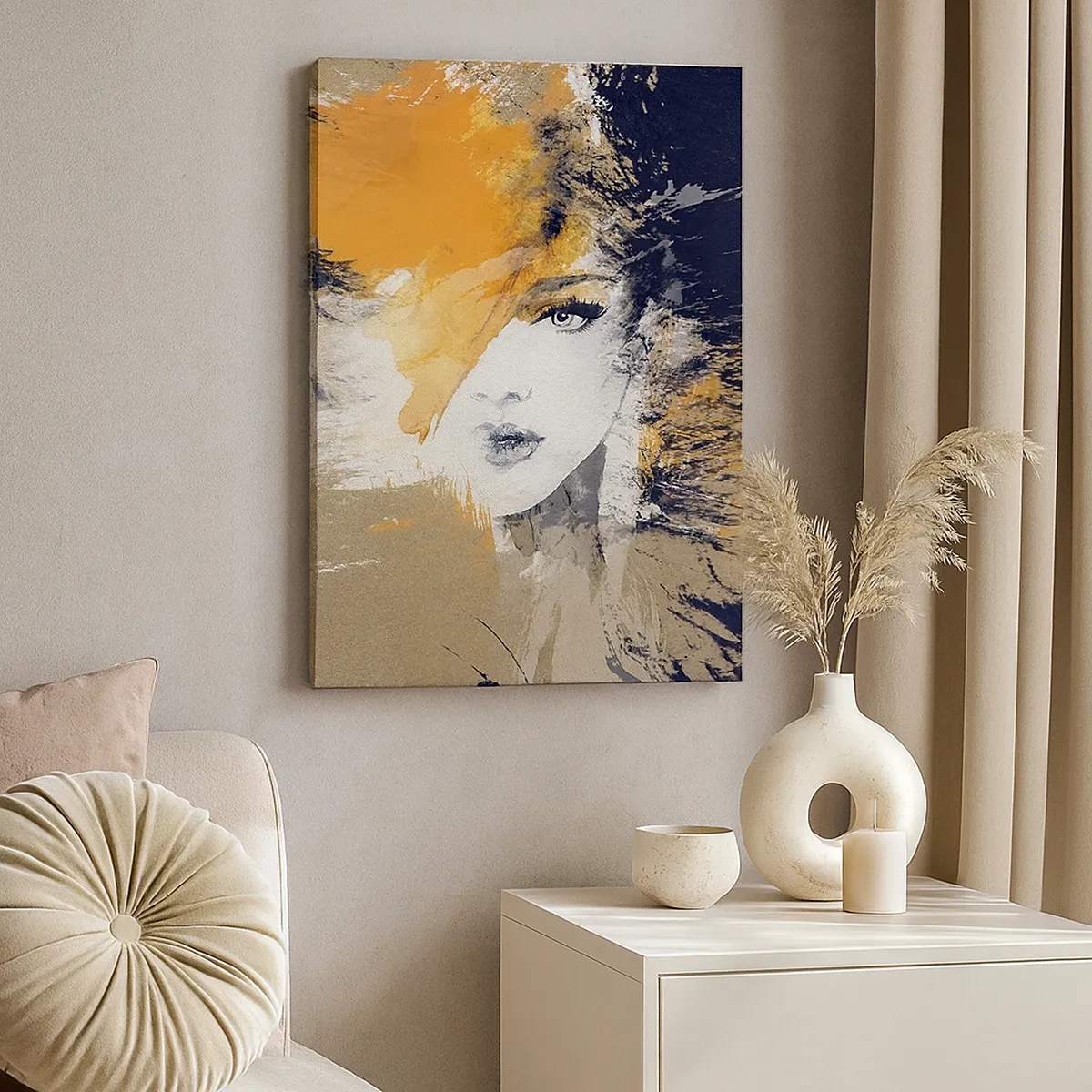 Schilderen op canvas - En er is licht - 50x70 cm