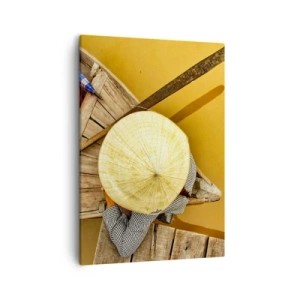 Schilderen op canvas - Het leven op de Gele Rivier - 50x70 cm