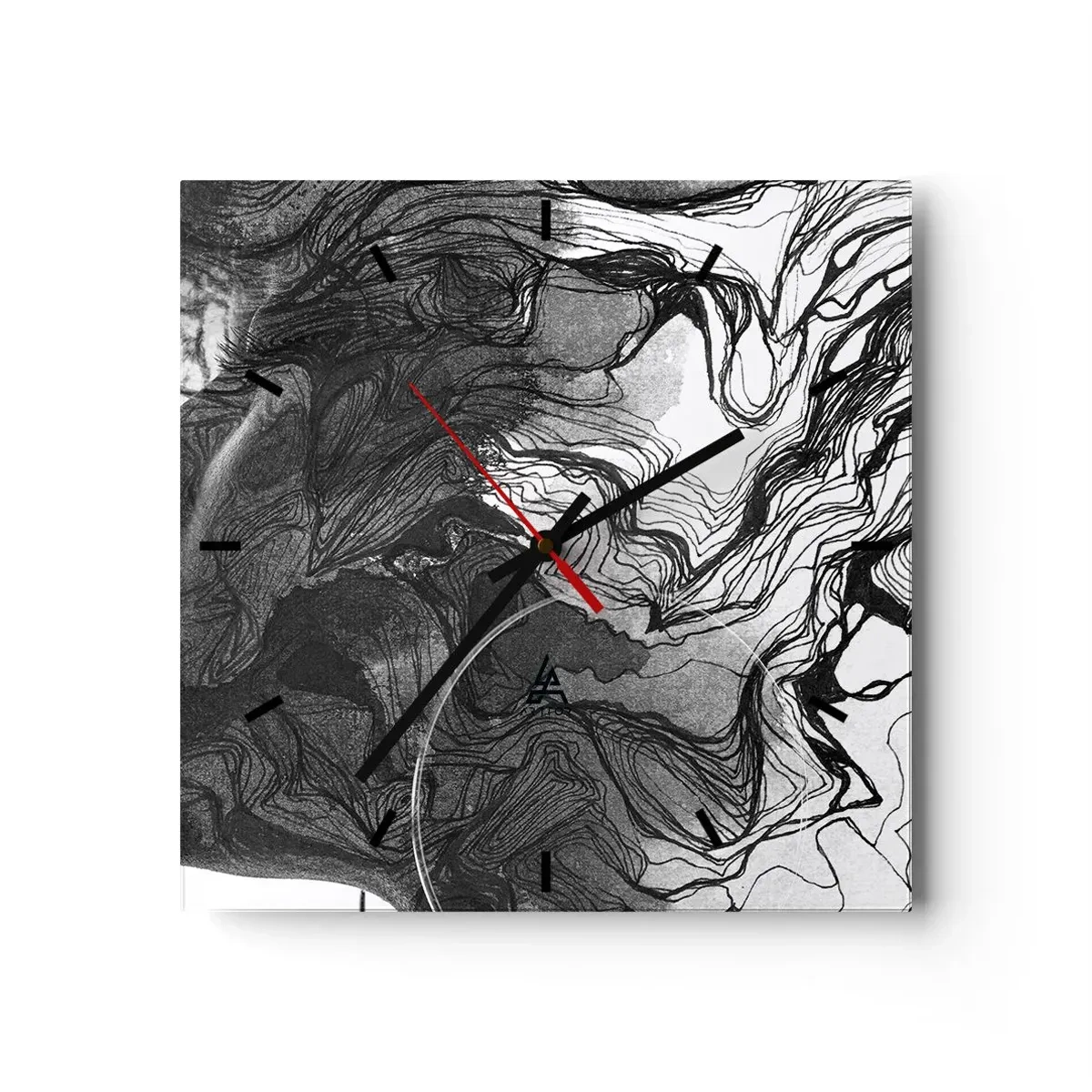Wandklok - Klok - Verstrikt in dromen - 40x40 cm