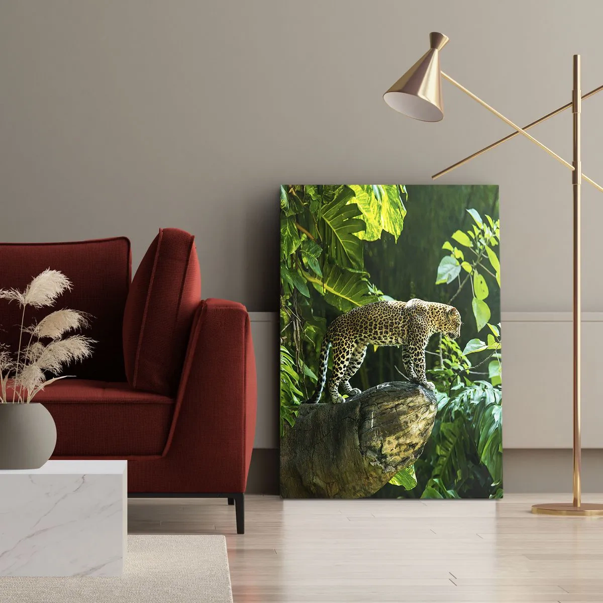 Schilderen op canvas - Op jacht? - 50x70 cm