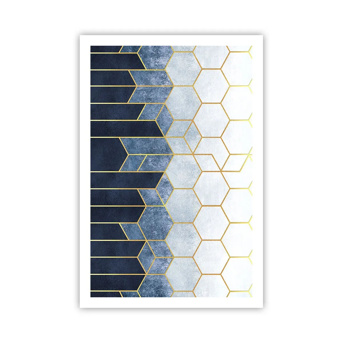 Poster - Compositie in een gesyncopeerd ritme - 61x91 cm