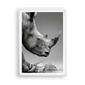Poster in een witte lijst - Onstuitbare kracht - 70x100 cm