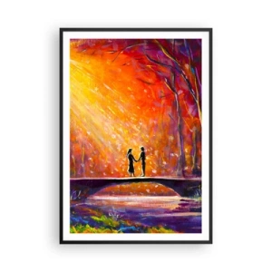 Poster in een zwarte lijst - De hemel houdt ook van hen - 70x100 cm