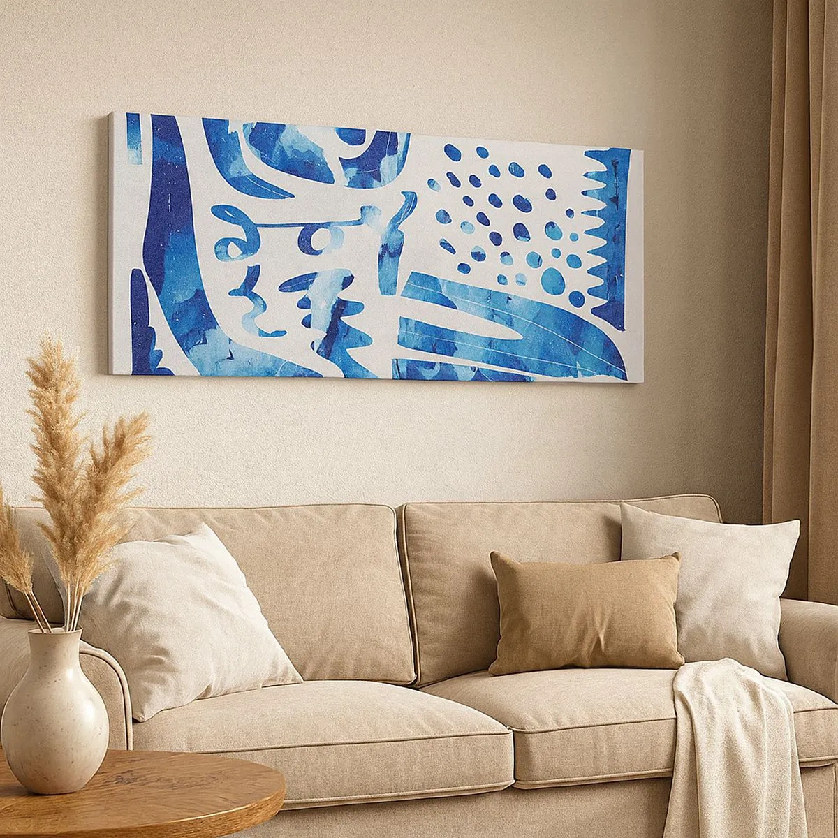 Schilderen op canvas - Terug naar de wortels - 100x40 cm