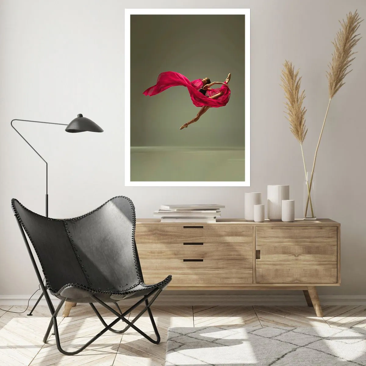 Poster - Dansende vlam - 61x91 cm