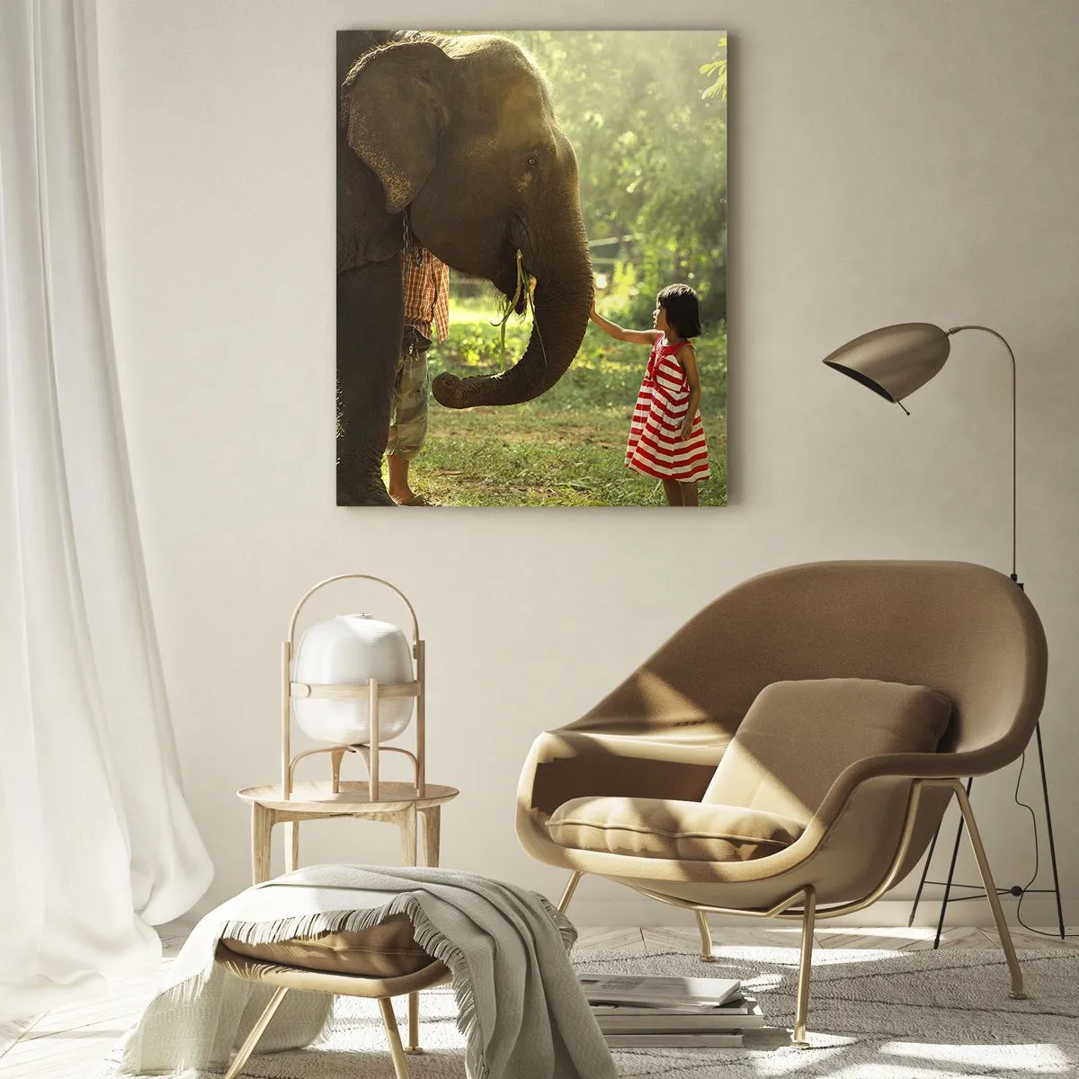 Schilderen op glas - De kracht van vriendschap - 70x100 cm