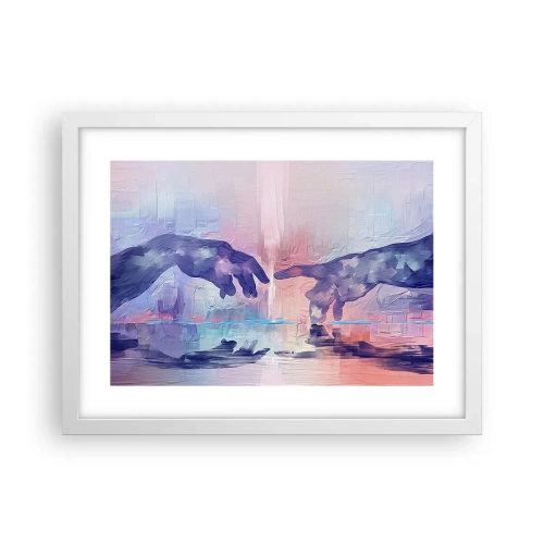 Poster in een witte lijst - Goddelijke levensvonk - 40x30 cm