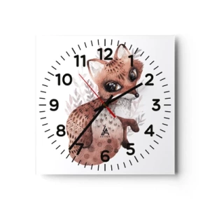 Wandklok - Klok - Houd er gewoon van - 30x30 cm