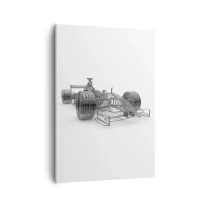 Schilderen op canvas - Perfect ontwerp - het idee van momentum - 50x70 cm