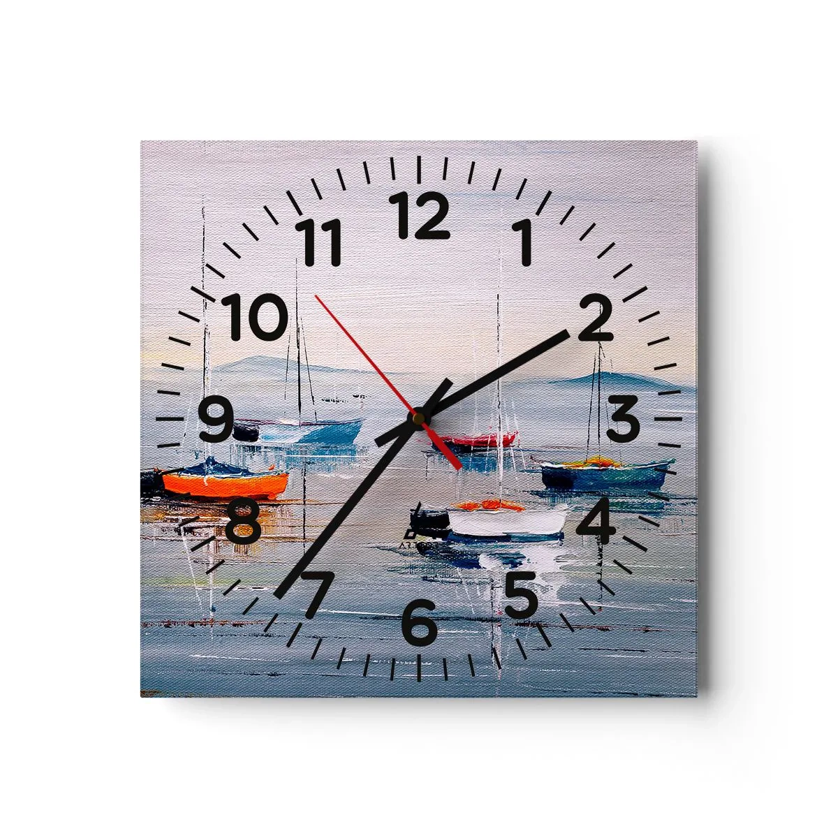 Wandklok - Klok - Een welverdiende rust - 40x40 cm