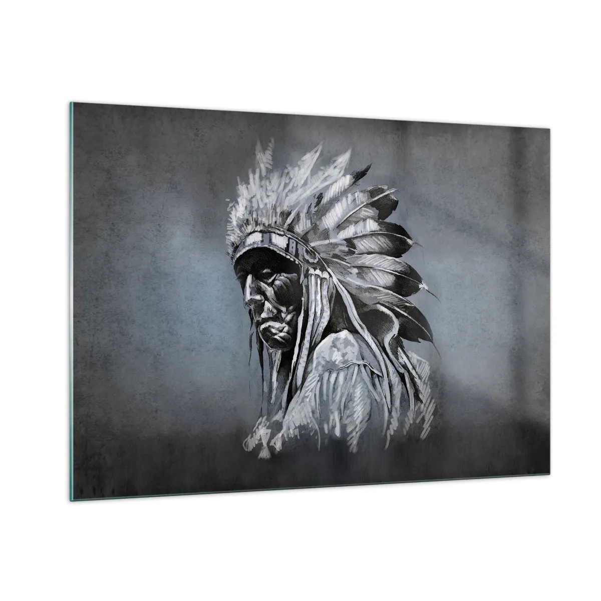 Schilderen op glas - Keer terug naar de wortels - 100x70 cm