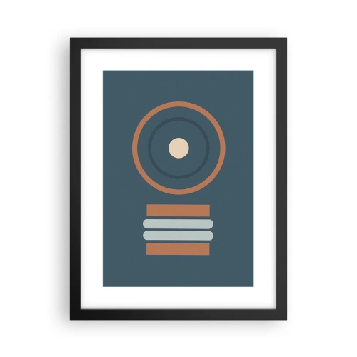 Poster in een zwarte lijst - De essentie van dingen - 30x40 cm