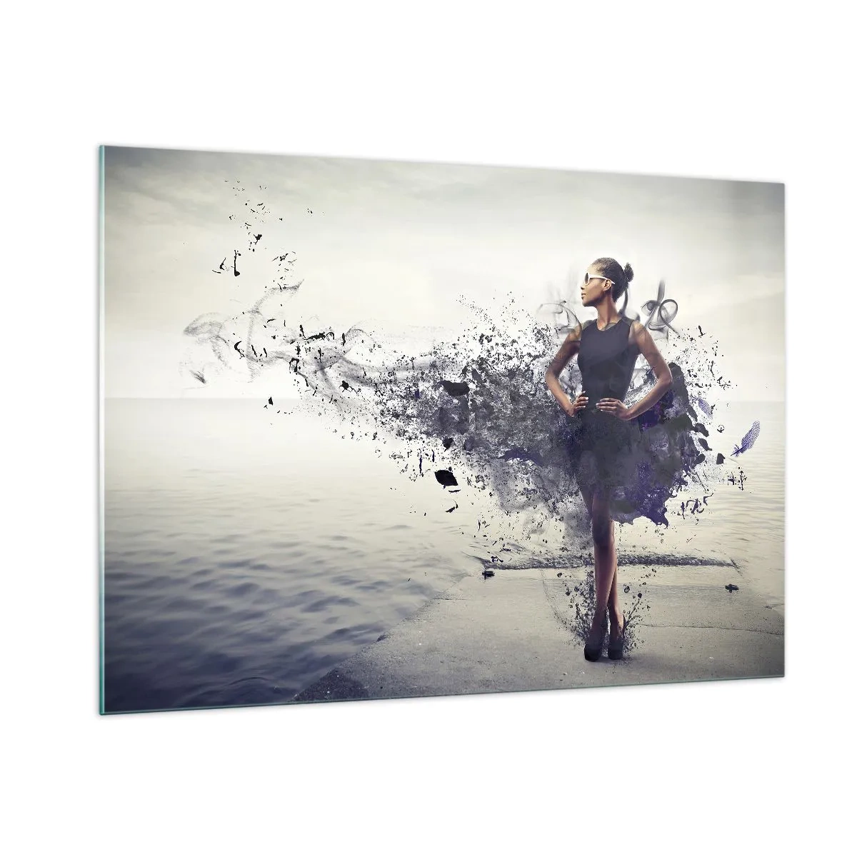 Schilderen op glas - Afrikaanse Venus - 100x70 cm