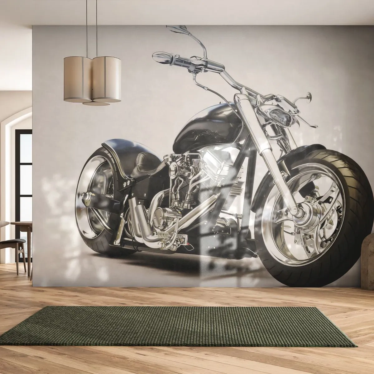Fotobehang Premium Canvas - Kracht met karakter - Automobiel, Motor, Reis - 250x175 cm