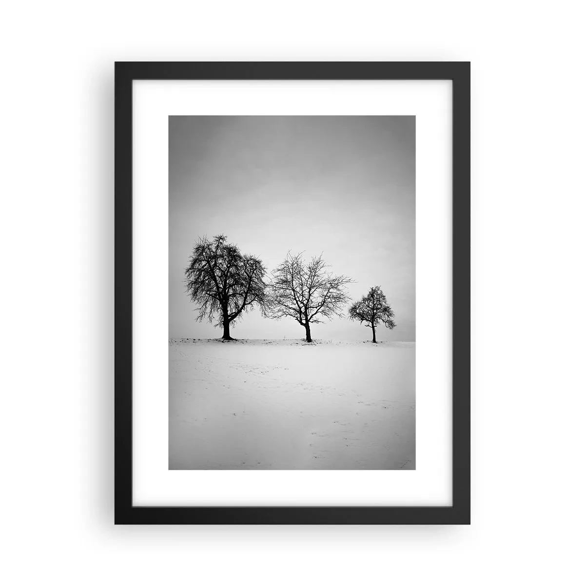 Poster in een zwarte lijst - Waar dromen ze over? - 30x40 cm