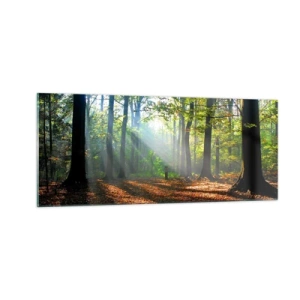 Schilderen op glas - Lichten en schaduwen - 100x40 cm