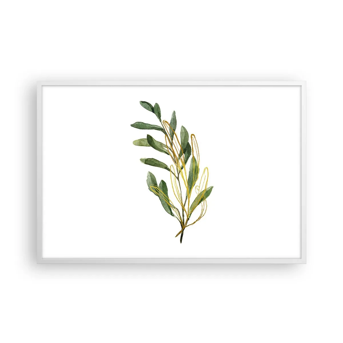 Poster in een witte lijst - Alles wat goed is - 91x61 cm