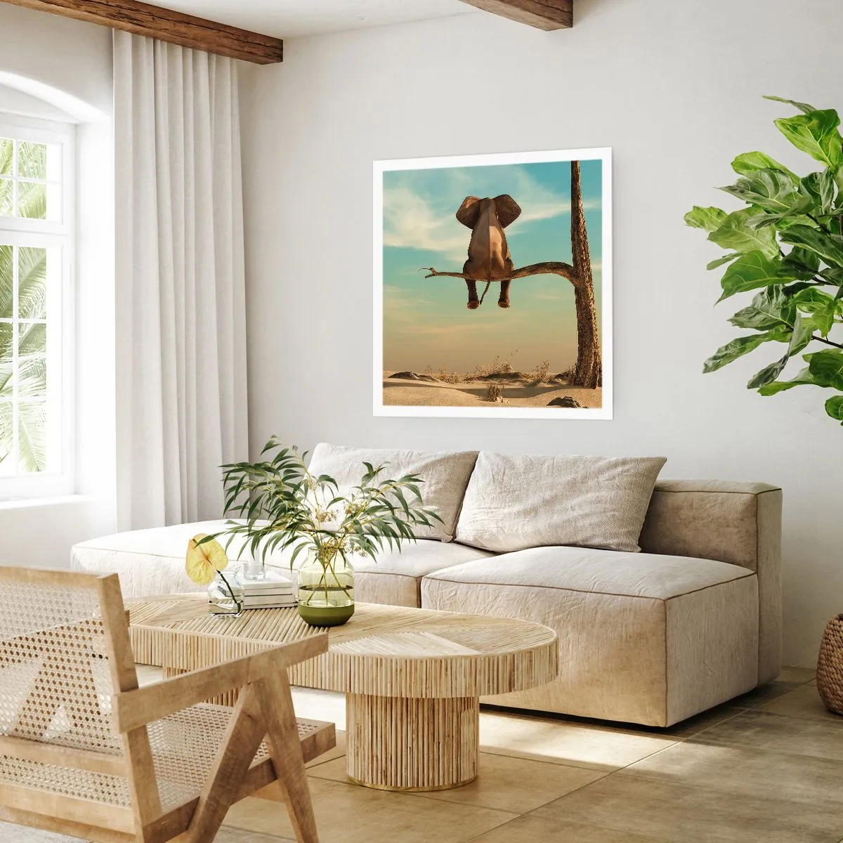 Poster - Een nieuw gezichtspunt - 30x30 cm