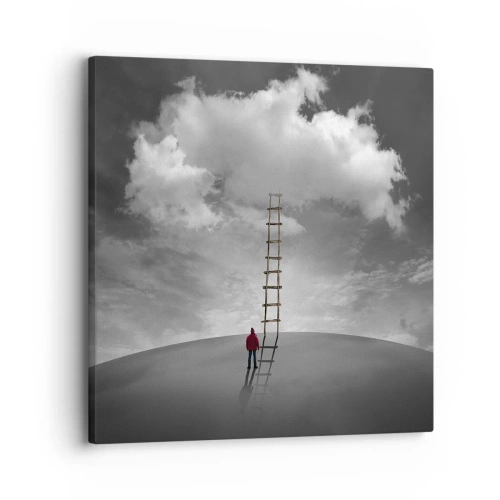 Schilderen op canvas - Alles is mogelijk - 30x30 cm