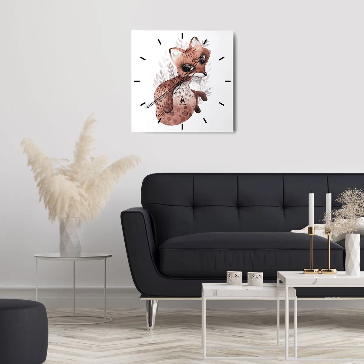 Wandklok - Klok - Houd er gewoon van - 30x30 cm