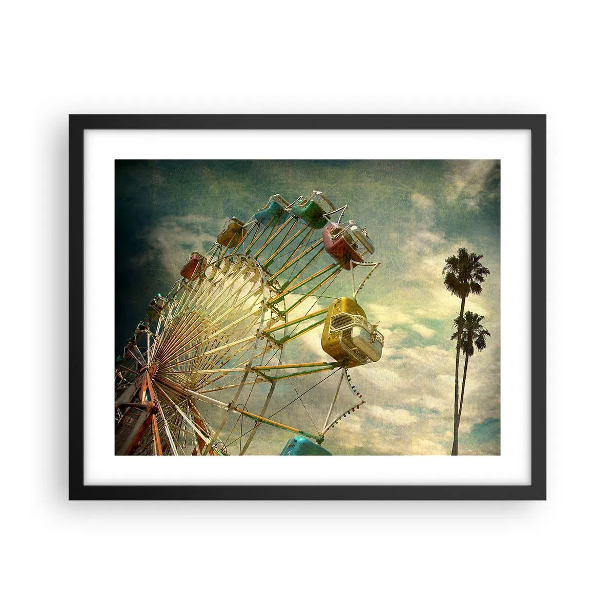 Poster in een zwarte lijst - Het zal zo zijn, het zal leuk zijn..., - 50x40 cm