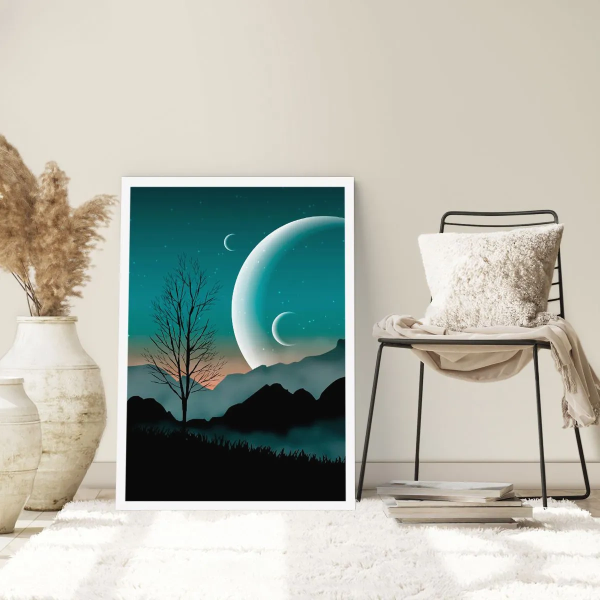 Poster - Carneval in Sterrennacht  - 50x70 cm