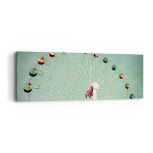 Schilderen op canvas - Wij nodigen u uit om plezier te hebben - 90x30 cm