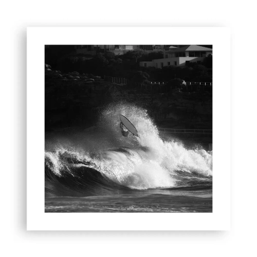 Poster - Uitdaging aanvaard! - 40x40 cm