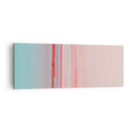 Schilderen op canvas - Abstractie bij dageraad - 140x50 cm