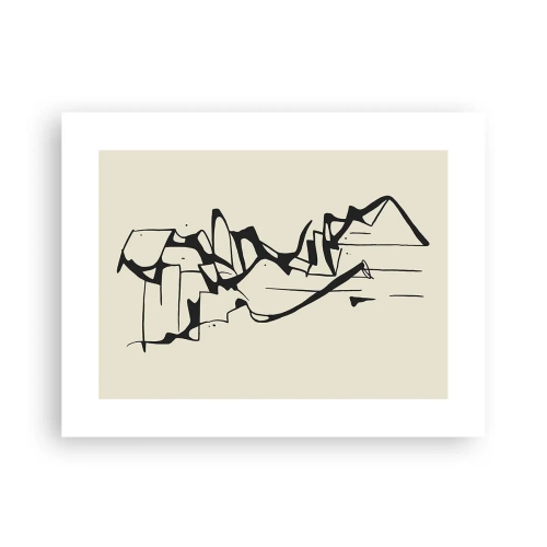 Poster - Misschien een landschap - 40x30 cm