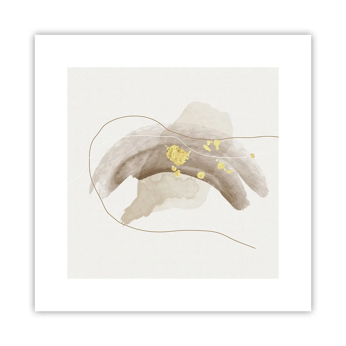 Poster - Ontmoet in de ruimte - 30x30 cm