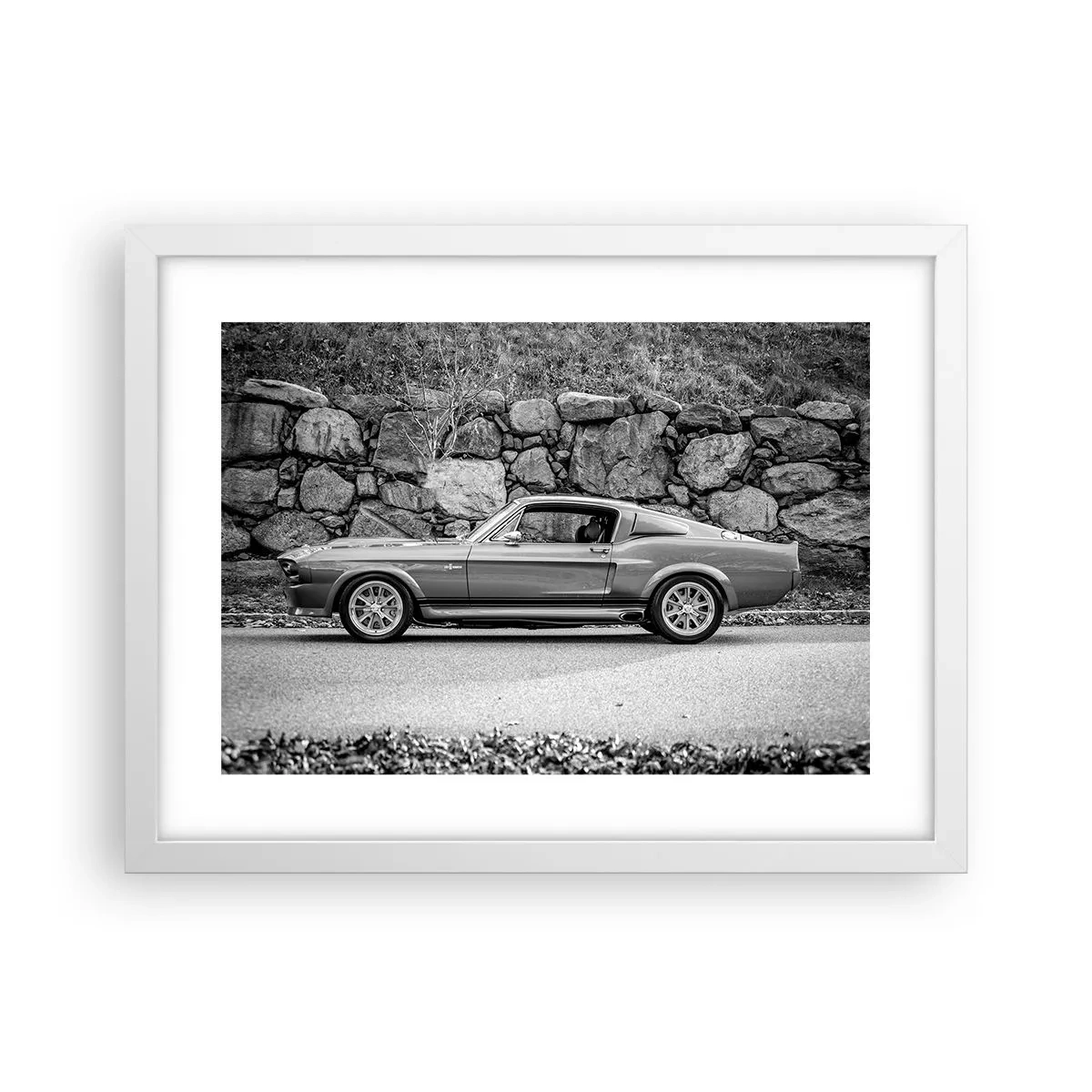 Poster in een witte lijst - De legende van de jaren 60 - 40x30 cm
