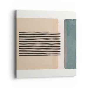 Schilderen op canvas - Alles is oke - 40x40 cm