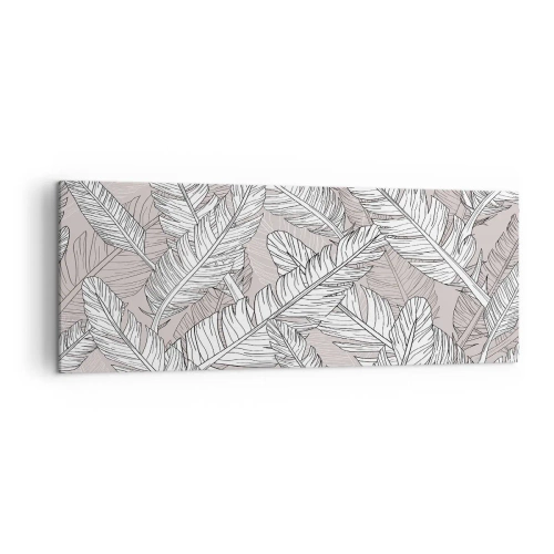 Schilderen op canvas - Een verenwerveling - 140x50 cm