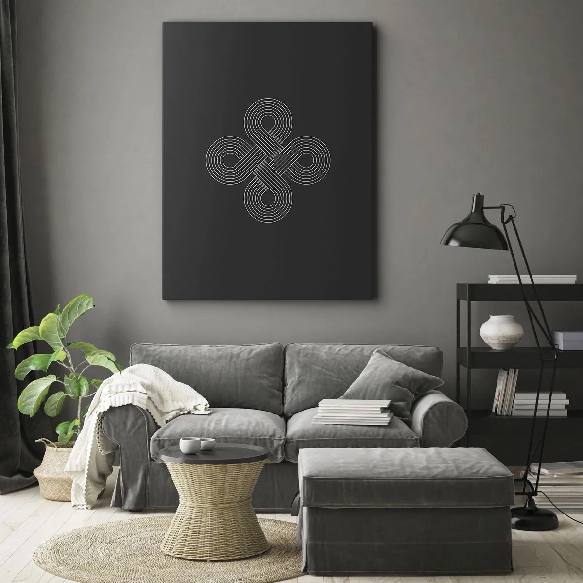 Schilderen op canvas - In de Keltische geest - 50x70 cm