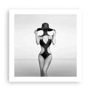 Poster - Mijn naam is: Elegantie - 50x50 cm